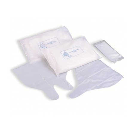 DOIGTIER PE  2 DOIGTS EMBALLEES INDIVIDUEL SACHET DE 100