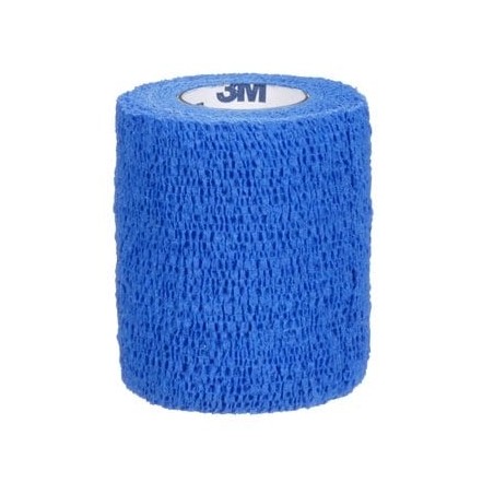 COHEBAN BANDE DE CONTENTION 5CM X 4.50 M BLEU