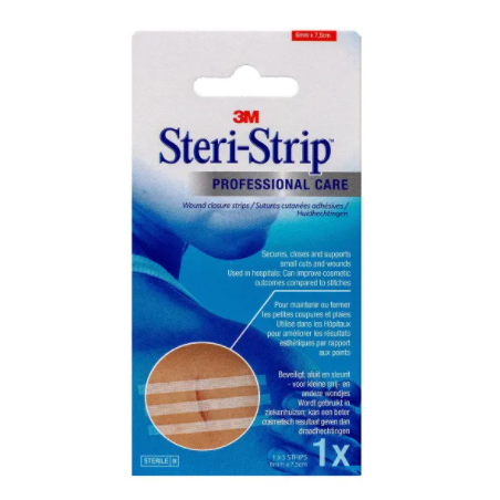 SUTURE STERI-STRIP 6X75MM POCHE 3